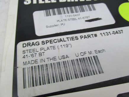 Harley Davidson Drag Specialties 41-67 BT Clutch Steel Plate 1131-0437