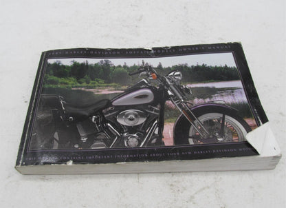 Harley-Davidson Official Factory 2001 Softail Owner's Manual Book 99469-01