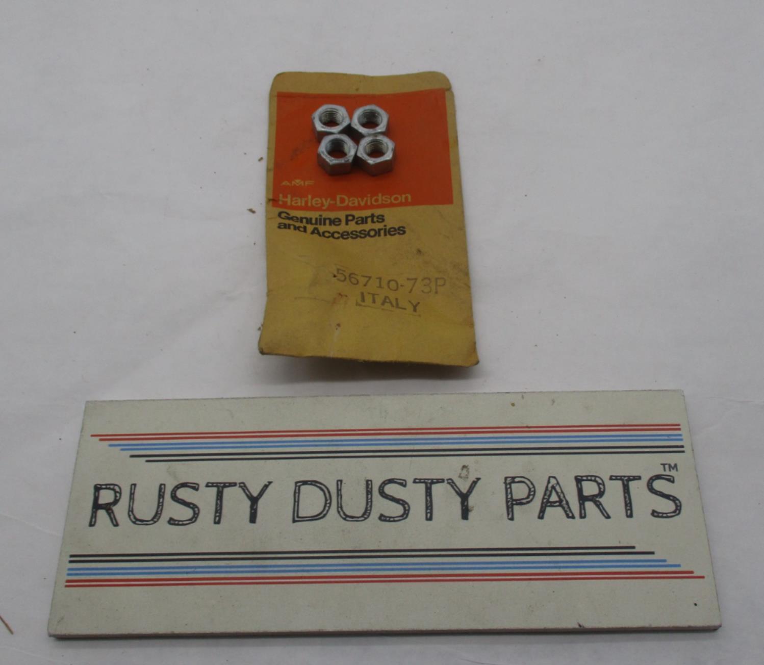 Lot of 4 Harley-Davidson Genuine NOS Aermacchi Adjusting Screw Nuts 56710-73P