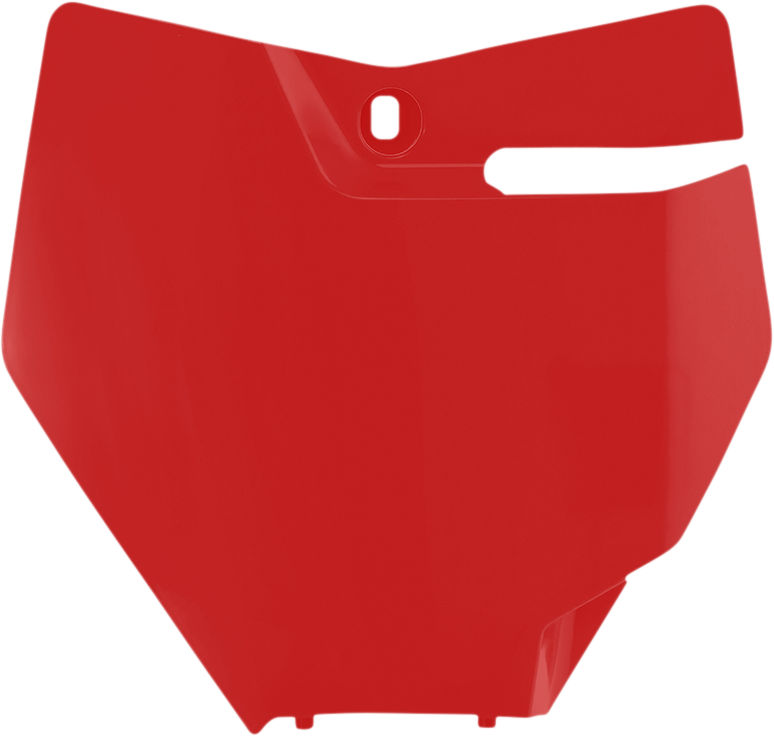 Acerbis Front Number Plate Red 2685950004