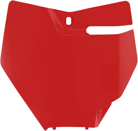Acerbis Front Number Plate Red 2685950004