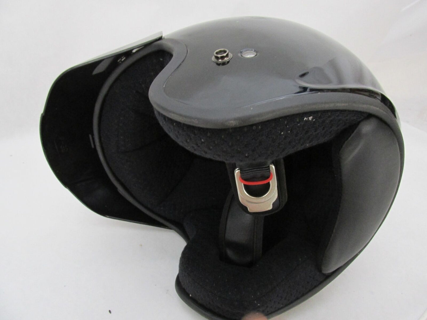 Fulmer Black Open Face Half Motorcycle Helmet Extra Small XS AF-255