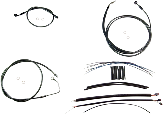 Magnum Designer Handlebar Control Cable Kit Black Pearl 487562