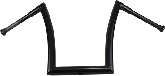 Todd's Cycle 1.5" Strip Handlebars 17" Black 0601-4890