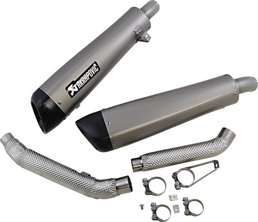 Akrapovic Slip-On Muffler Slash Cut Titanium S-T12SO3-HCQT