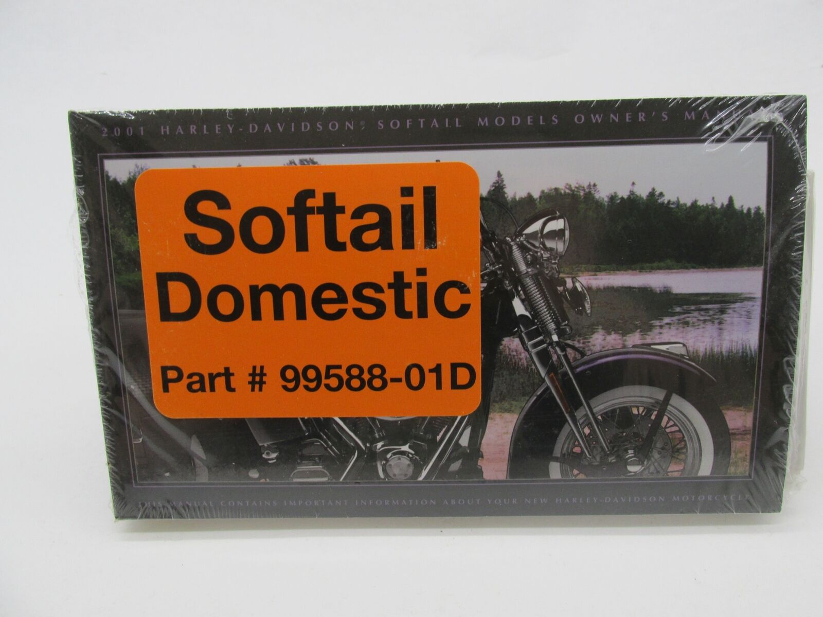 Harley-Davidson Factory Complete 2001 Softail Owner's Manual 99588-01D 99469-01