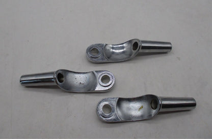 Lot of 3 Harley Davidson Turn Signal Relocation Chrome Brackets