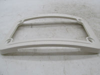 Harley Davidson Curved White License Plate Frame