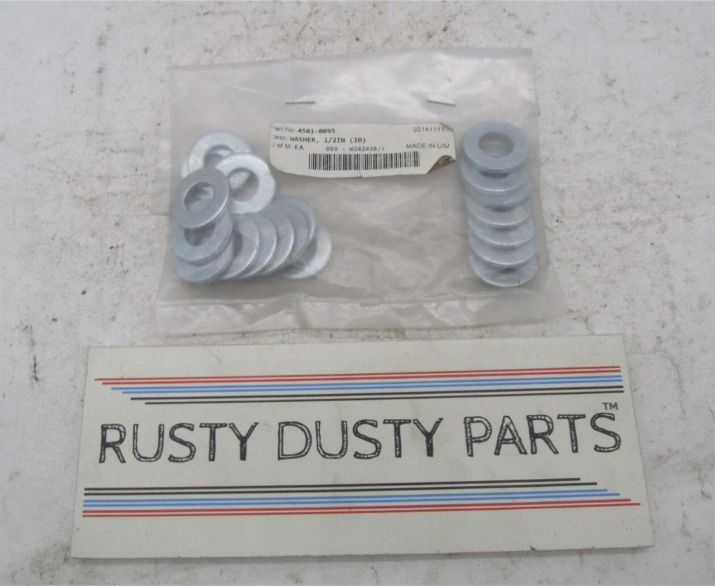 Lot of 20 Harley Davidson 1/2" Washers Motorcycle 4501-0095