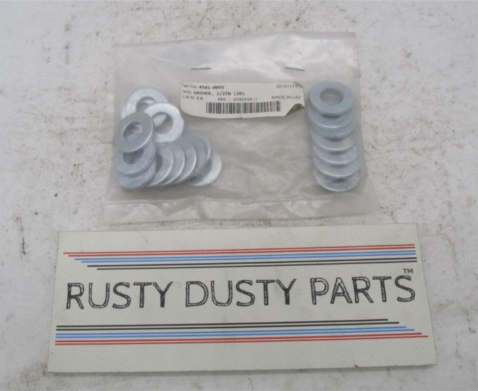 Lot of 20 Harley Davidson 1/2" Washers Motorcycle 4501-0095