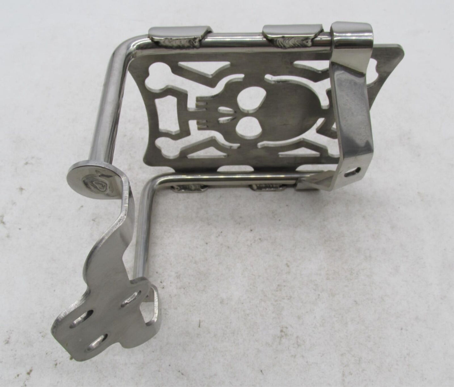 Harley Davidson Mini Chrome Skull Luggage Rack