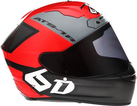 6D HELMETS ATS-1R Wyman Helmet Red/Gray Medium 30-0736