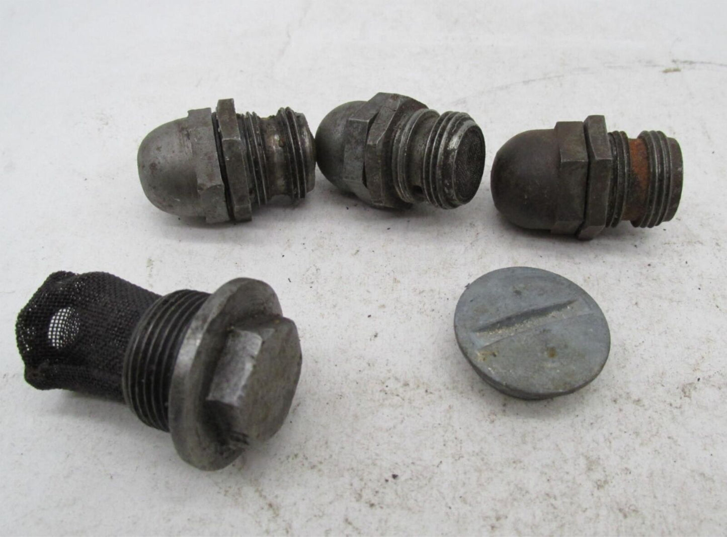 Mixed Lot of Triumph BSA Oil Relief Valve Check Plugs