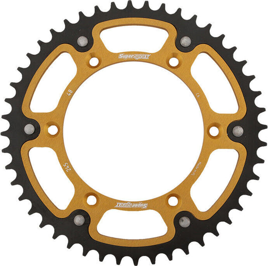Supersprox Rear Stealth Sprocket 48T Gold RST-245-48-GLD