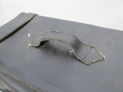 Harley Davidson Black Synthetic Leather Studded Sissy Bar Backrest Touring Bag