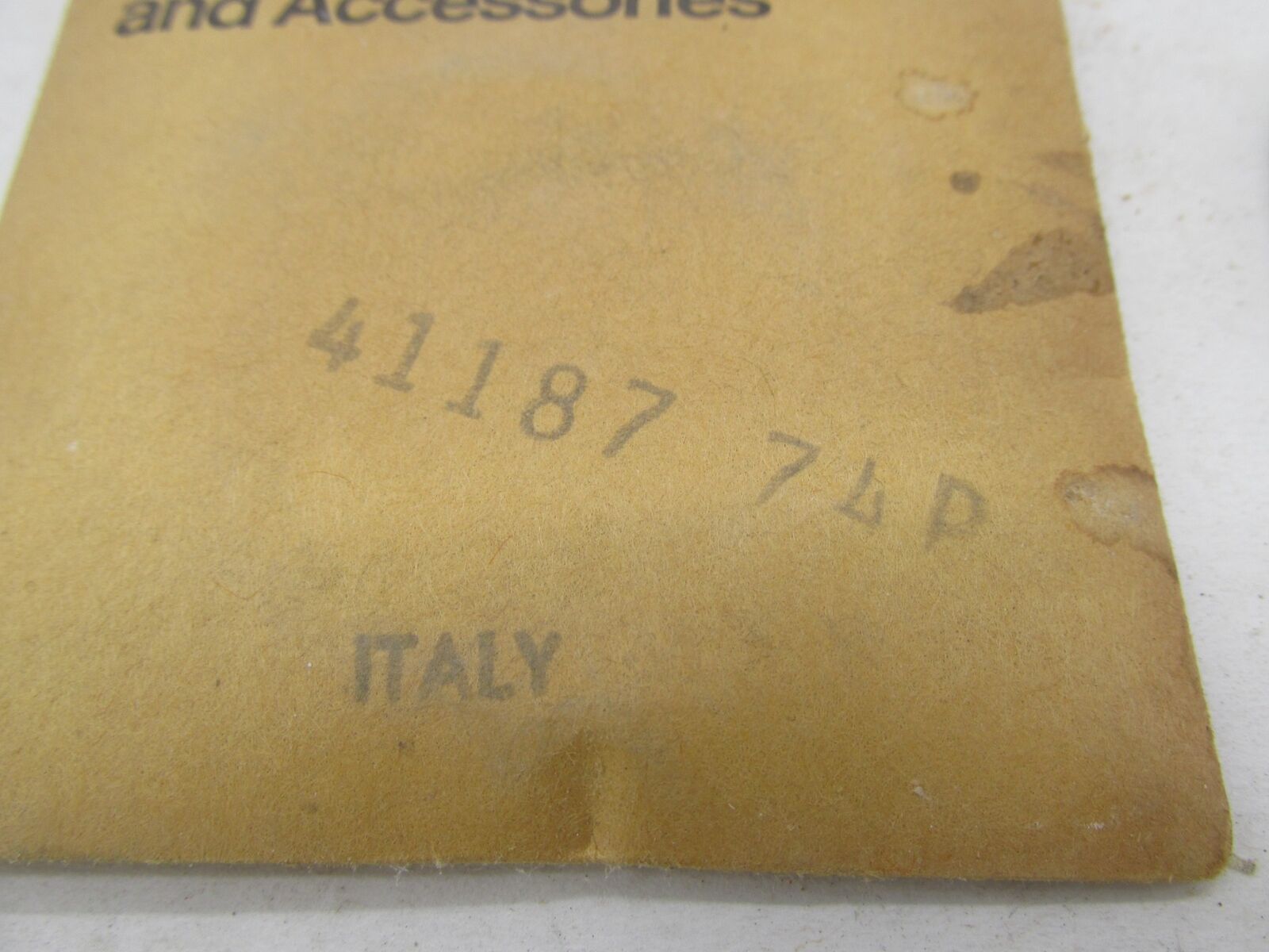 Harley-Davidson Genuine NOS Aermacchi Brake Drum Wheel Seal 41187-74P