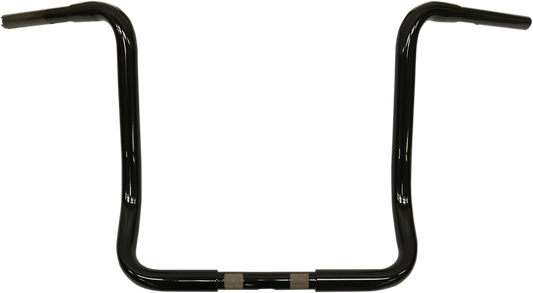 LA Choppers 1 1/4" Ape Hanger Handlebars 14" Black LA-7321-14B