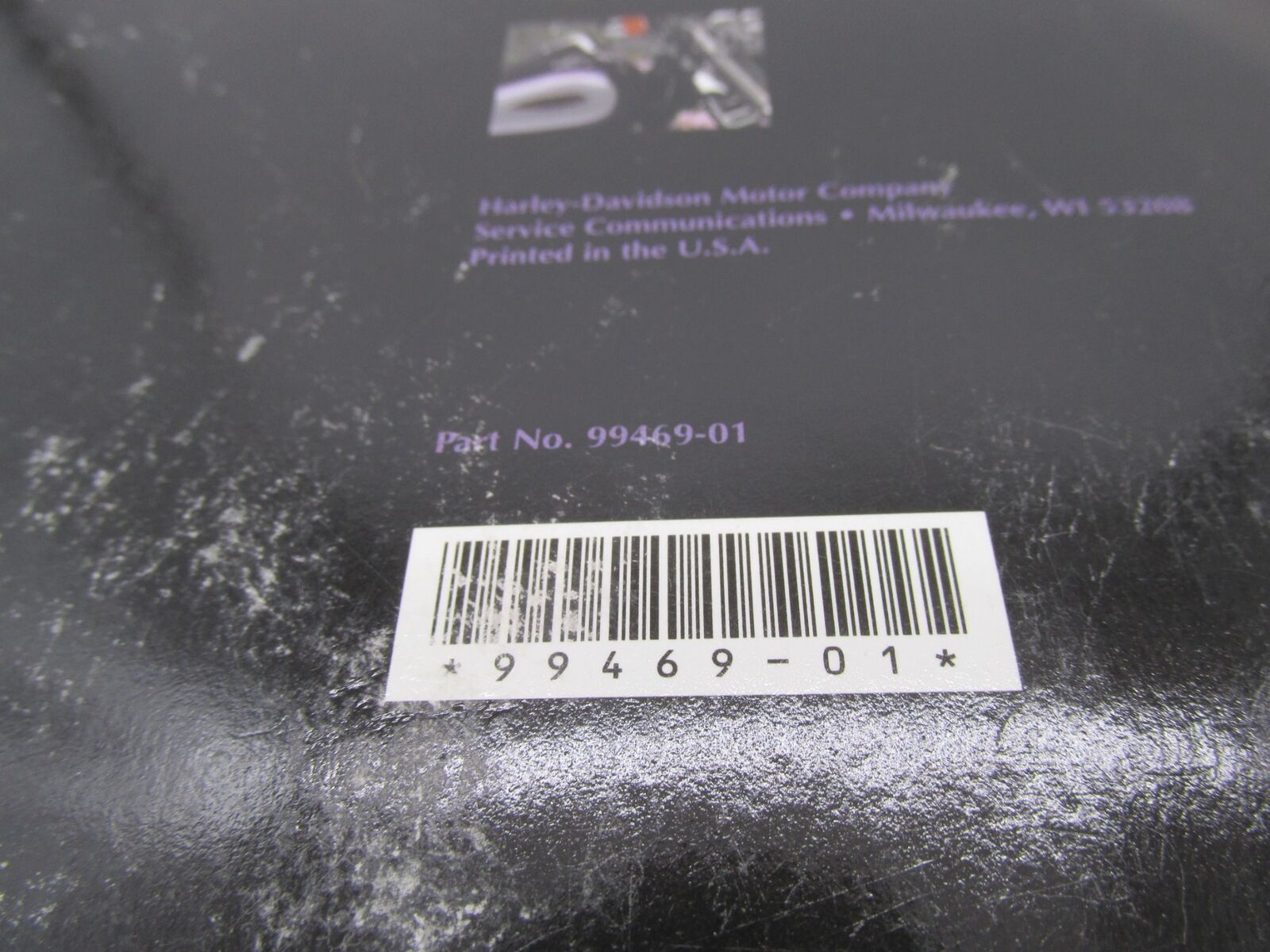 Harley-Davidson Official Factory 2001 Softail Owner's Manual Book 99469-01