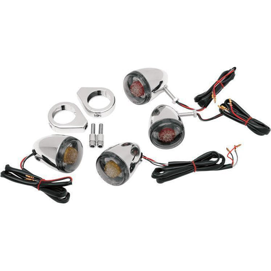 Drag Specialties Custom Deuce-style Turn Signal Kit 2020-0275