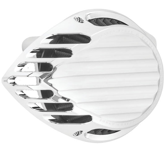 Rough Craft Air Cleaner Chrome Finned RC-600-004