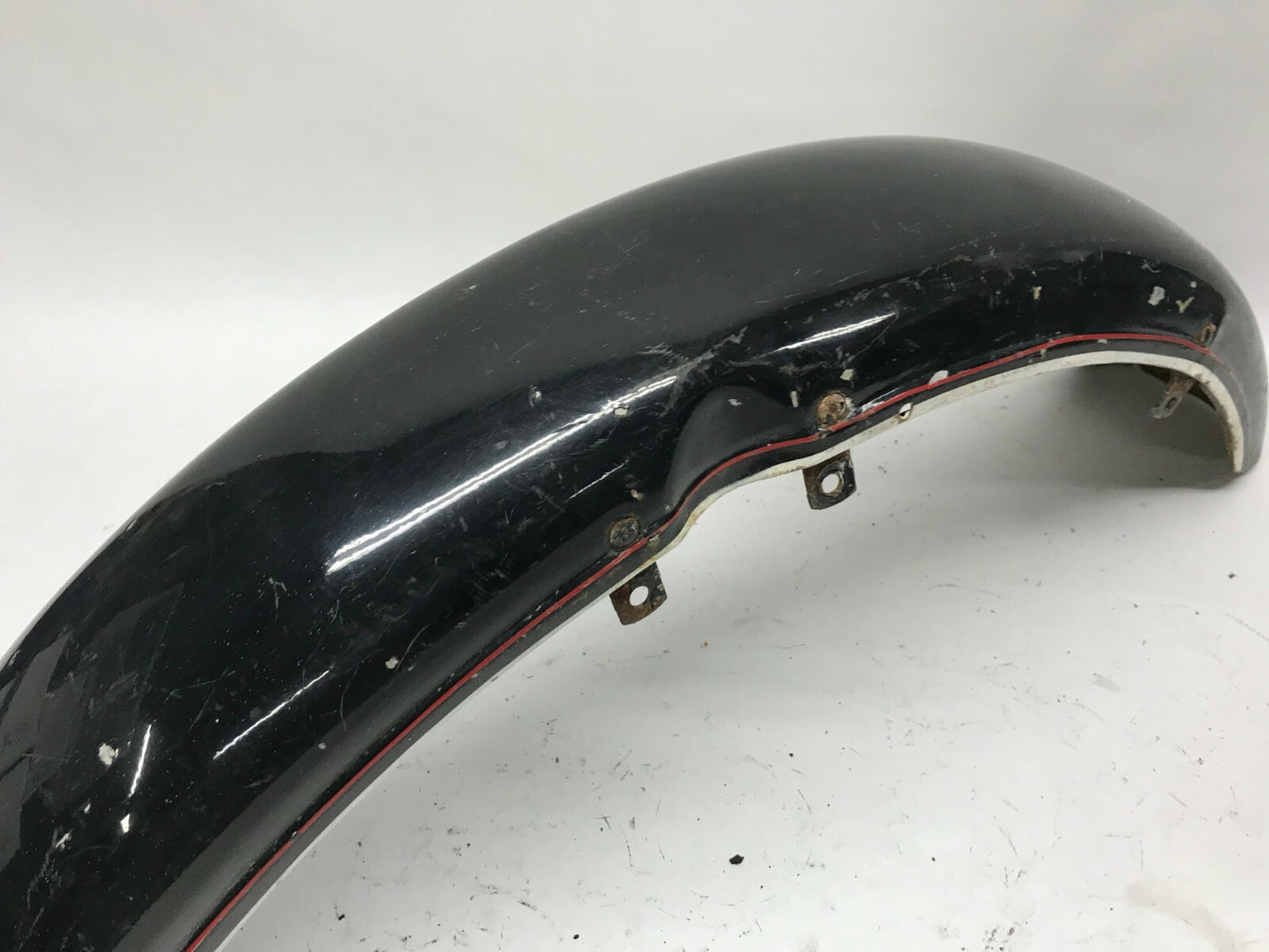 Vintage Harley Davidson Ironhead Front 5"  Fender Black no Dents Metal