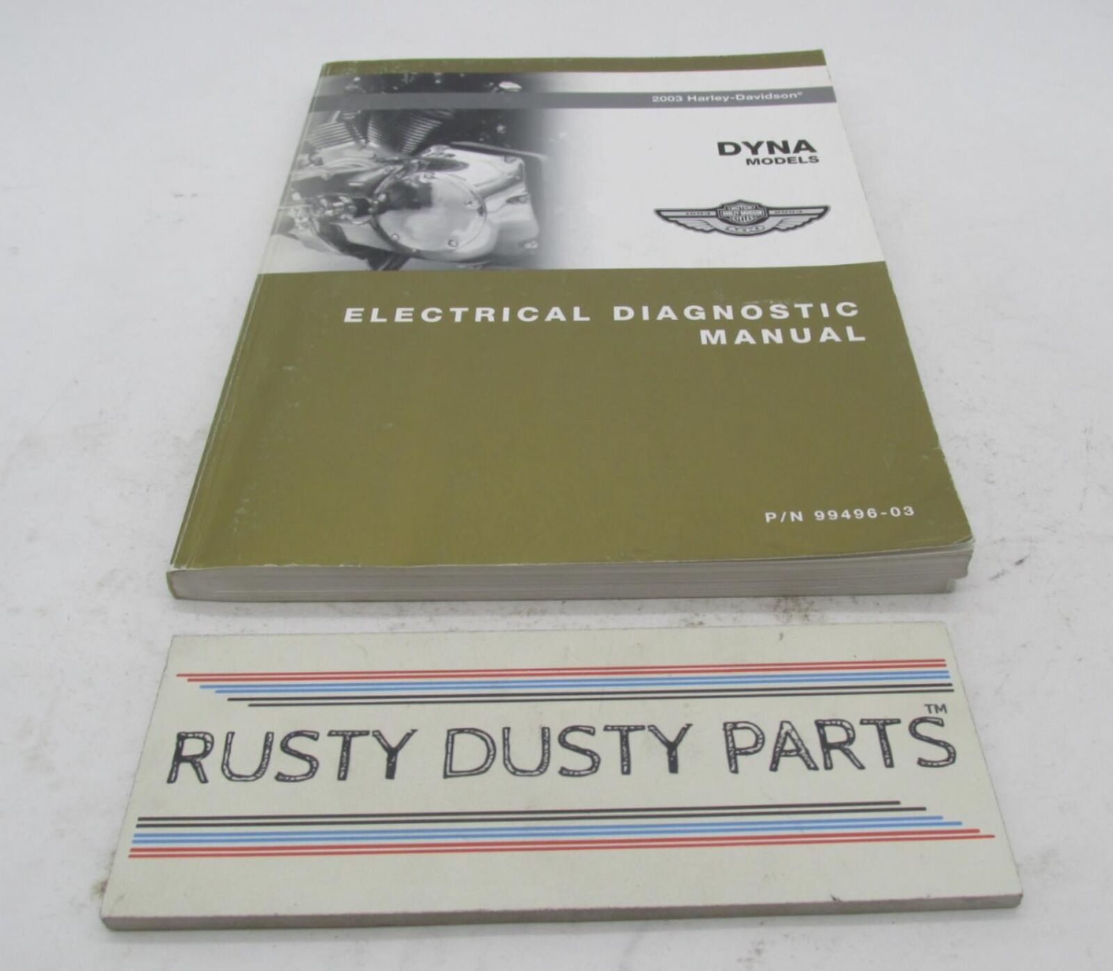 Harley-Davidson Official Factory 2003 Dyna Electrical Diagnostic Manual 99496-03