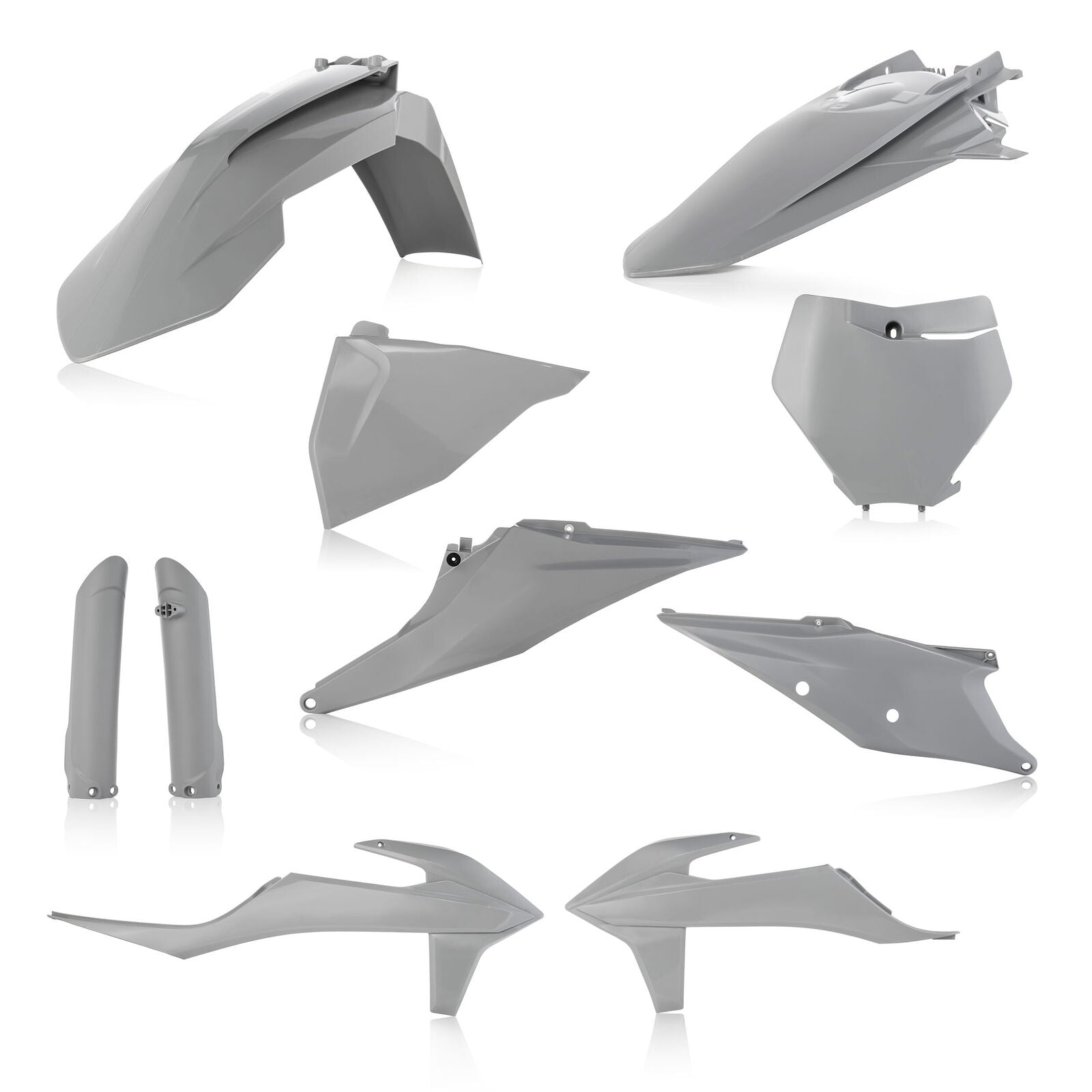 Acerbis Full Plastic Kit Gray 2726490011