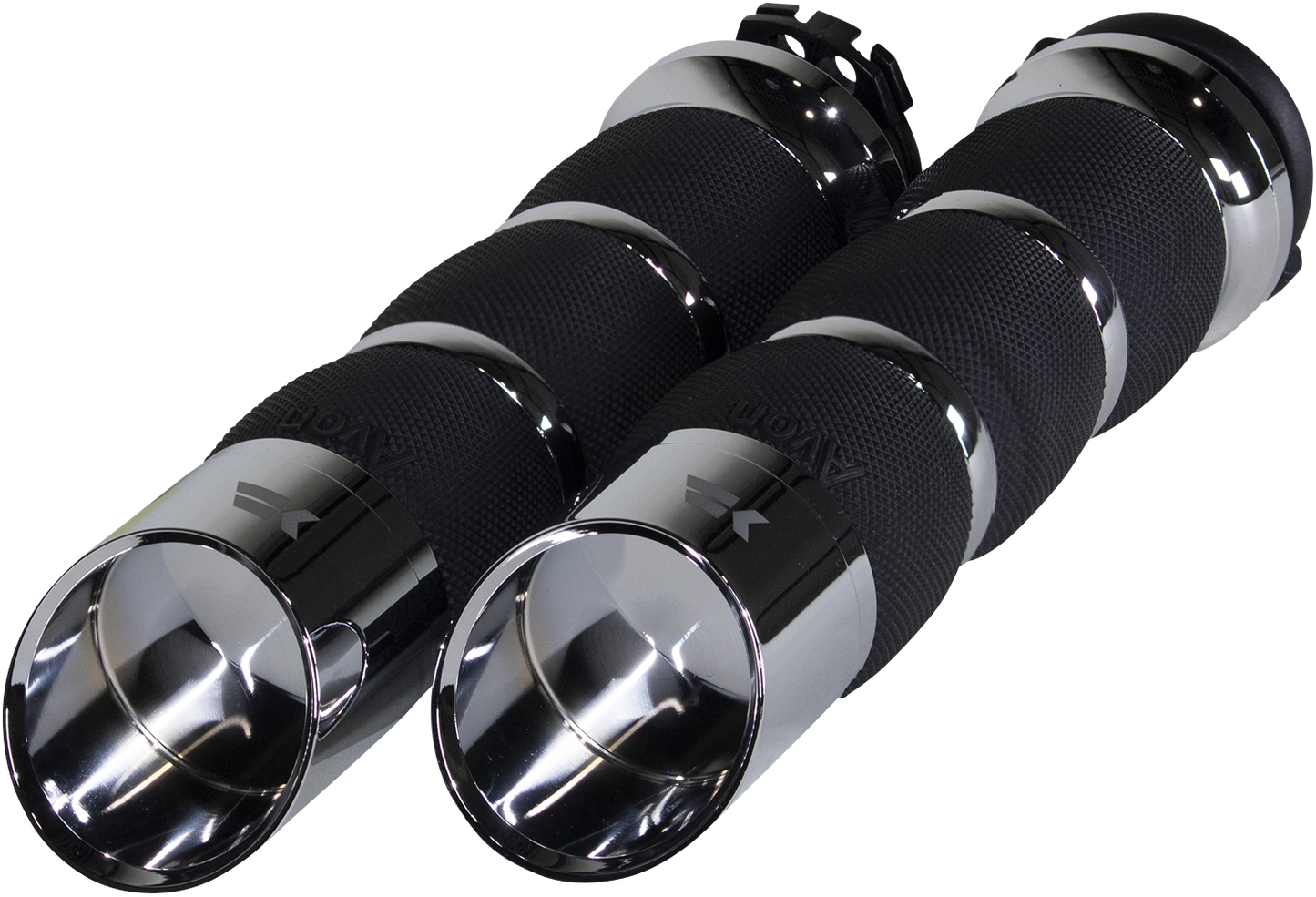 Khrome Werks Edge Air Cushion Grips Chrome 500270