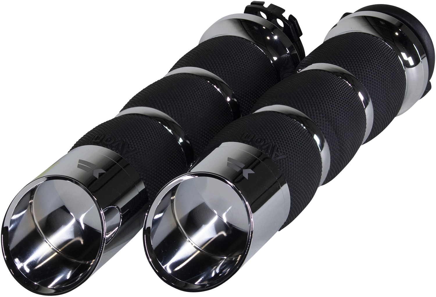 Khrome Werks Edge Air Cushion Grips Chrome 500270