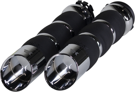 Khrome Werks Edge Air Cushion Grips Chrome 500270