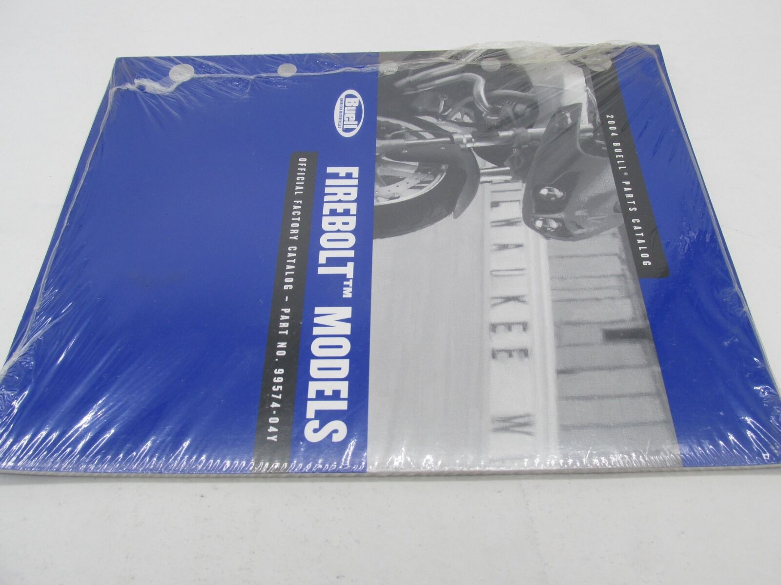 Buell Harley Official Factory Sealed 2004 Firebolt Parts Catalog 99574-04Y