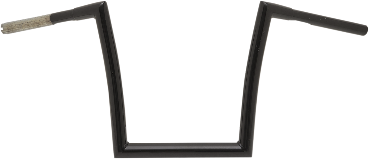 Todd's Cycle 1 1/4" Strip Handlebars 14" Gloss Black 0601-3133