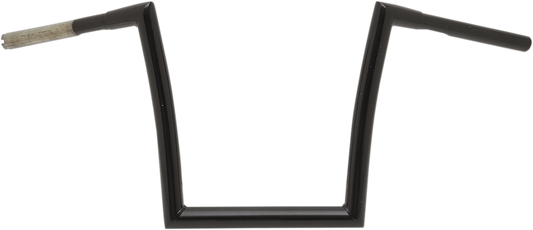 Todd's Cycle 1 1/4" Strip Handlebars 14" Gloss Black 0601-3133