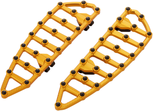 Arlen Ness MX Floorboards Gold Rider 06-894