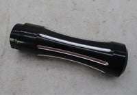 Harley Davidson Metal Grooved Black Tapered Custom Chopper Metal Throttle Grip