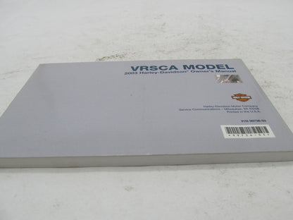 Harley-Davidson Official Factory 2003 VRSCA Owner's Manual Book 99736-03