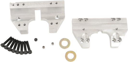 LA Choppers Handlebar Clamp Set 1 1/2in. Handlebars LA-7425-04