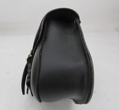 The Leatherworks Harley Davidson Single Left Side Saddlebag with Hardware