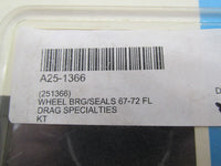 Harley Drag Specialties NOS 67-72 FL Wheel Bearing and Seal Kit A25-1366