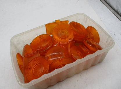 Large Lot of Harley Davidson Touring Turn Signal Fender Marker Light Amber Lense