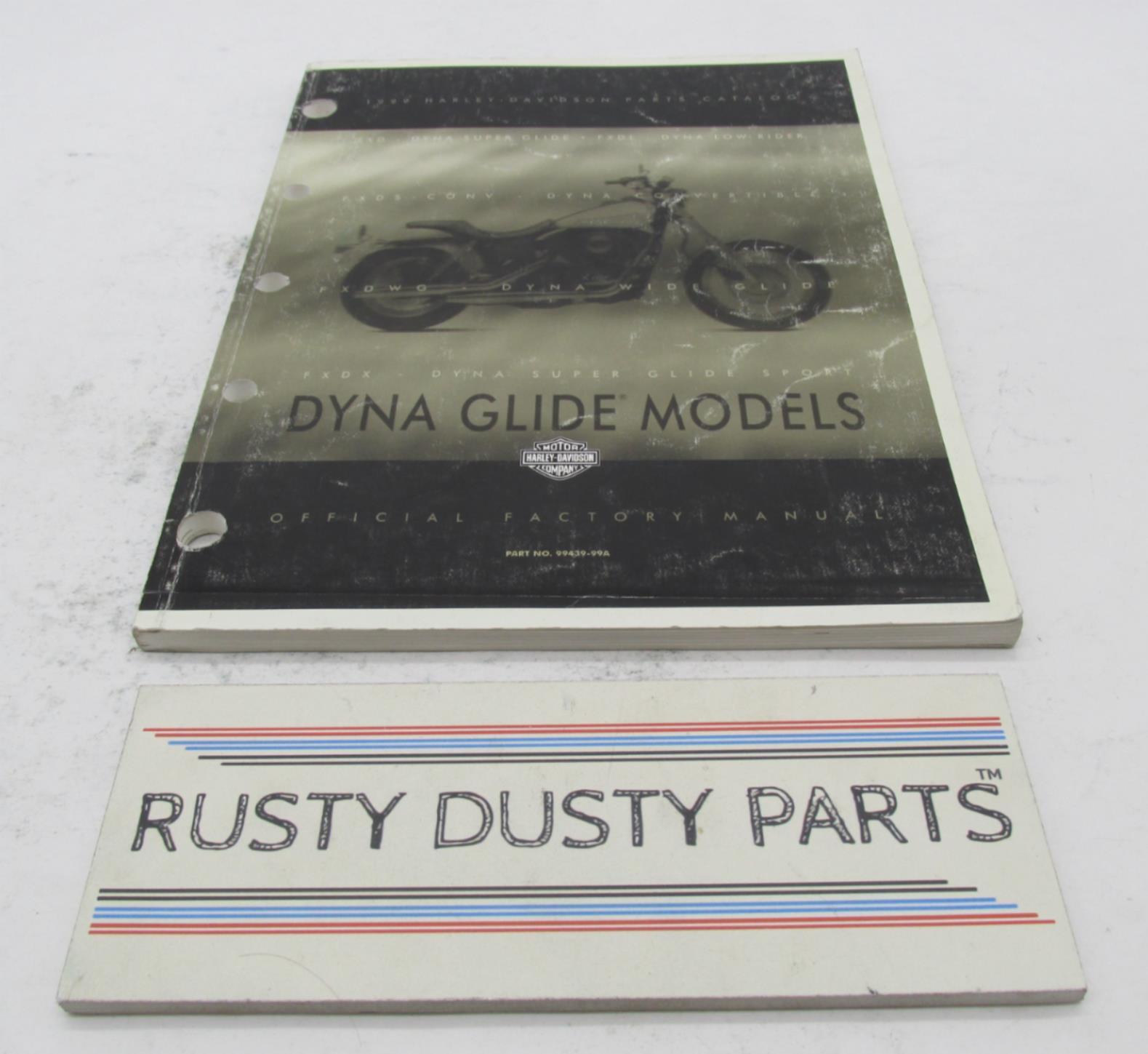 Harley-Davidson Official Factory 1999 Dyna Glide Models Parts Catalog 99439-99A