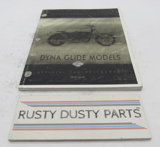 Harley-Davidson Official Factory 1999 Dyna Glide Models Parts Catalog 99439-99A