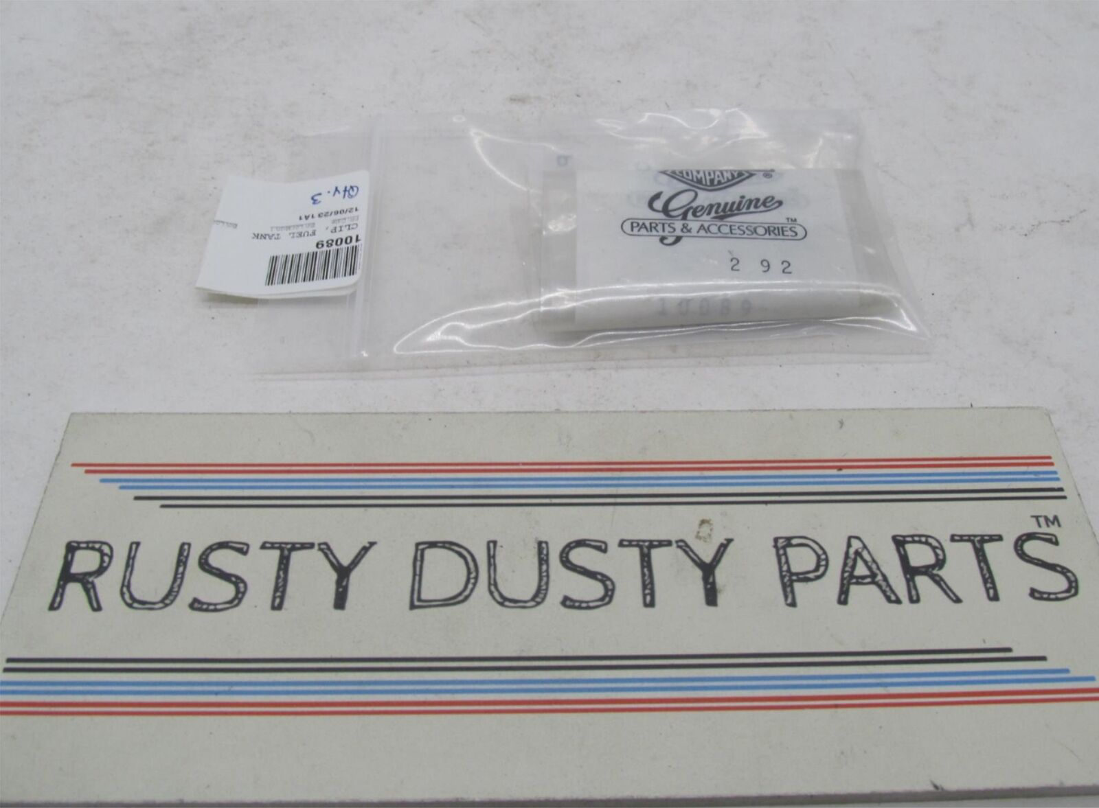 Lot of 3 Harley-Davidson Genuine NOS Fuel Tank Clips 10089