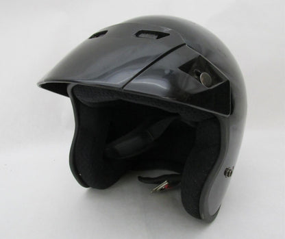 Fulmer Black Open Face Half Motorcycle Helmet Extra Small XS AF-255