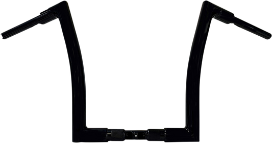 Fat Baggers, Inc. 1-1/4" EZ Install Flat Top Handlebar 14" Black 706014B