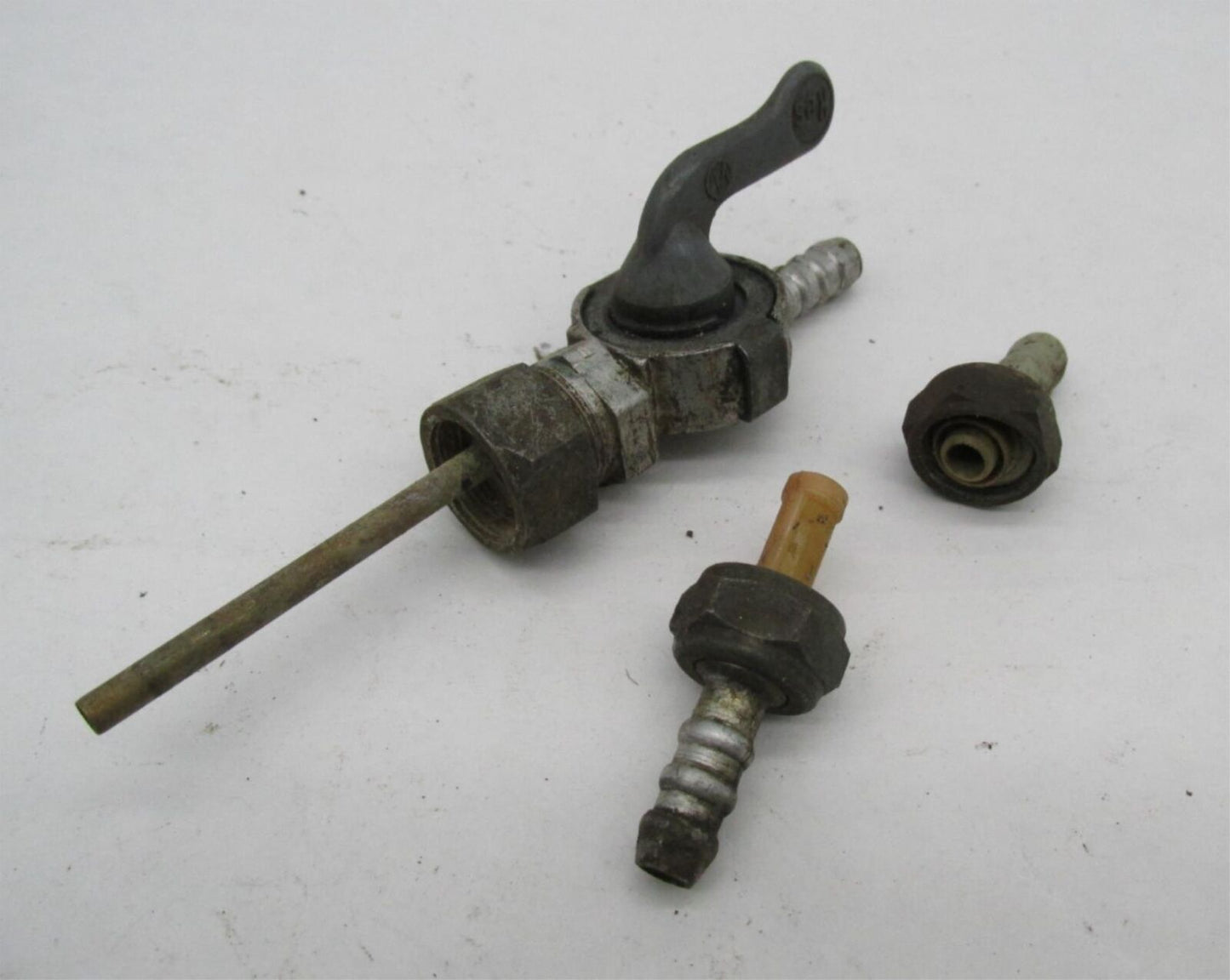 Vintage Germa BMW Motorcycle Fuel Petcock Valve w/ Spare Parts