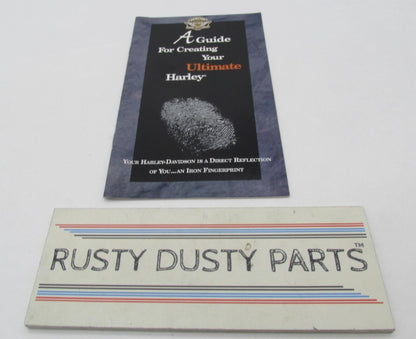 Harley-Davidson A Guide to Creating Your Ultimate Harley Booklet Pamphlet