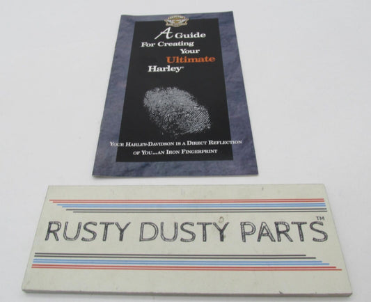 Harley-Davidson A Guide to Creating Your Ultimate Harley Booklet Pamphlet