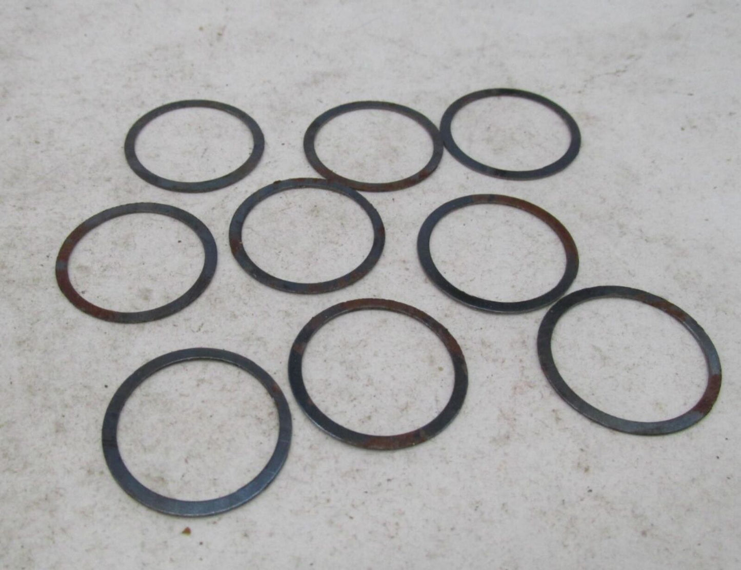 Lot of 8 Harley Aermacchi Genuine NOS 75,250 SS,SX Trans Shaft Shims 35083-74P