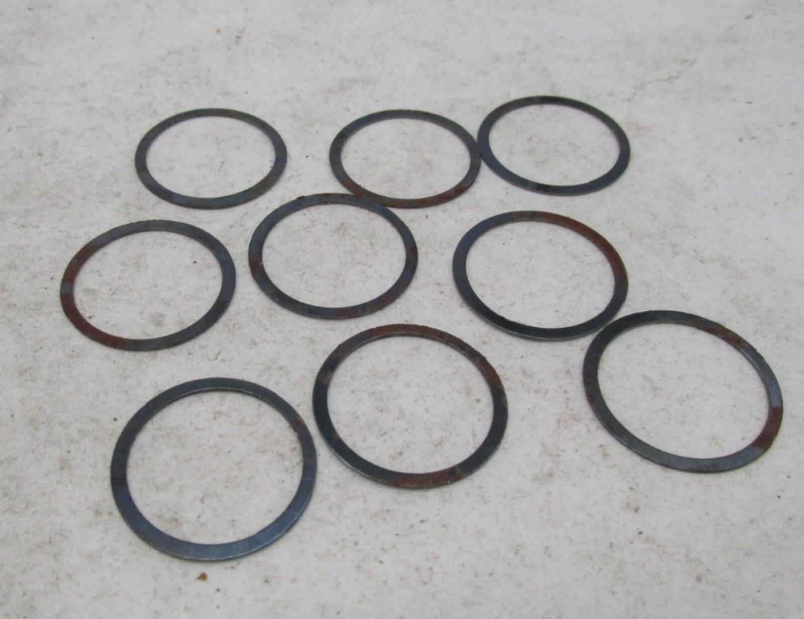 Lot of 8 Harley Aermacchi Genuine NOS 75,250 SS,SX Trans Shaft Shims 35083-74P